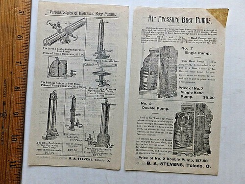Two 1895 small inserts - two,