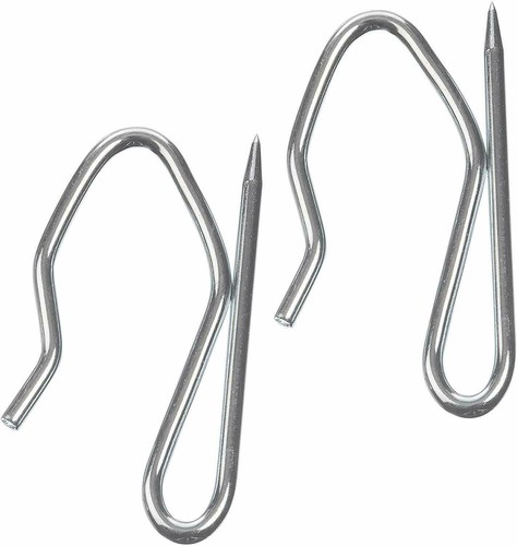 Metal curtain pin hooks - curtain, strong