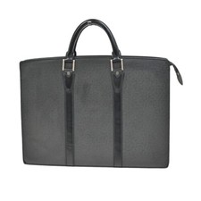 LOUIS VUITTON Porte Documents Lozan Briefcase Hand Bag Taiga BK M30052 68EE862