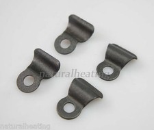 Stove Glass Door Clips Wood MultiFuel Stove Spares SCREWS EXCLUDED Pack of 4