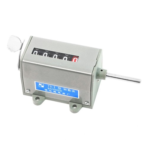 Metal shell resettable digit - shell, 5-digit