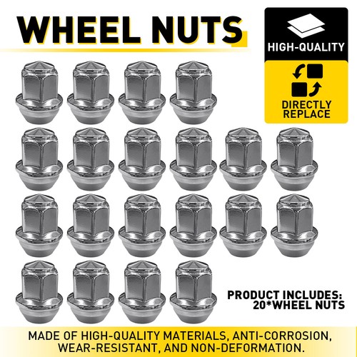 20x m14x1 wheel lug nuts - 20x, m14x1.5