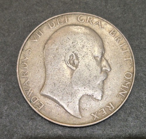 1910 half crown edward - half,