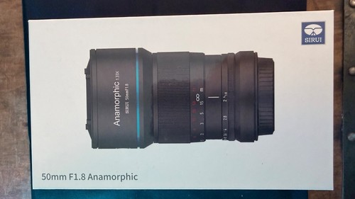 Sirui 50mm 33x anamorphic - 50mm, 1.33x