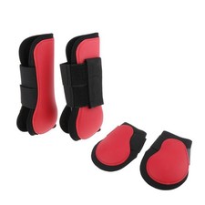 2 Pairs Open Front Boots Horse
