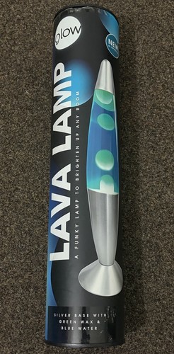 Glow lava lamp green blue - lava,