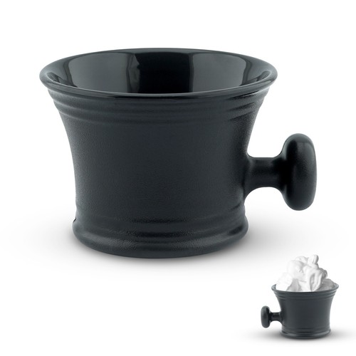 Stylish shaving mug broad rim - shaving,