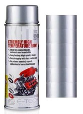 SATIN SILVER Brake Caliper Paint Spray Aerosol 400ml (VHT/S) Motorbike D