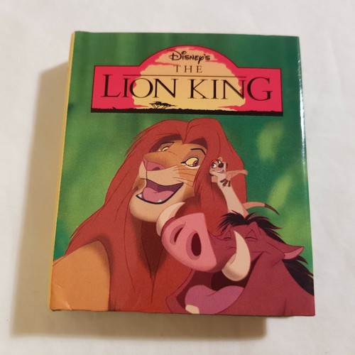 Lion king miniature book - king,