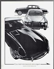 Jaguar Range Mid 1960s USA Market Single Sheet Brochure S-Type MkX 4.2 XK-E