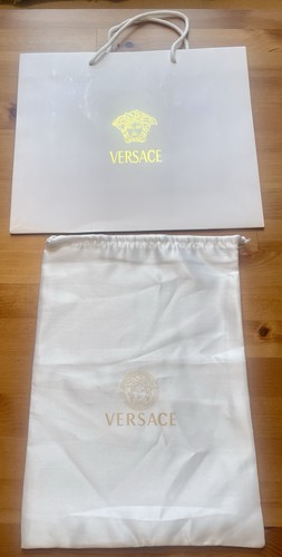 Versace satin drawstring - versace,