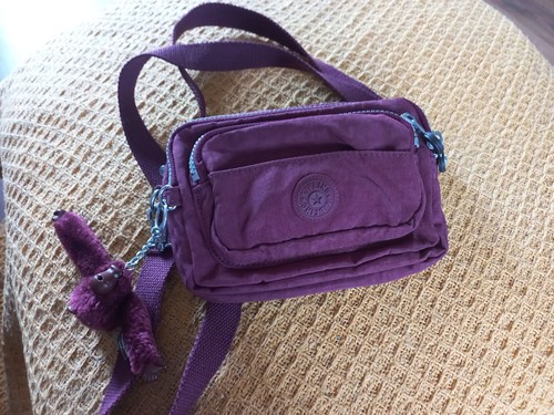 Kipling red crossbody bum bag - kipling,