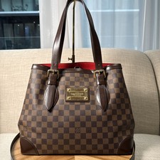 Louis Vuitton Hampstead Shoulder Bag PM Brown Canvas
