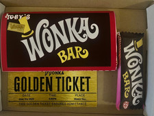 Wonka Chocolate Bar GALAXY SMOOTH + Golden Ticket + 2 FINGER KIT KAT XMAS GIFT