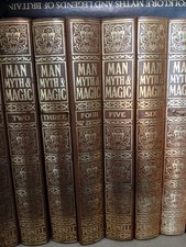 Vintage Man Myth & Magic 7 Volume Complete Binders Encyclopedia Supernatural