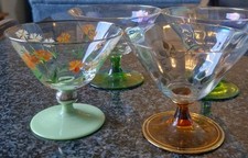 Antique Vintage Cocktail/dessert glasses