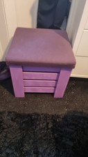 Purple Padded Wooden Storage