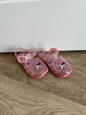 Disney Minnie Mouse Jelly Shoes Kids Sandals - Size Child UK 4 - Fast Dispatch 