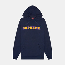 Supreme Navy Cord Collegiate Hoodie Size Extra Large / Size XL / Mens / Blu...