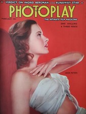 PHOTOPLAY FEB 1953  JUDY GARLAND, ROCK HUDSON, INGRID BERGMAN, JEAN PETERS, RANK