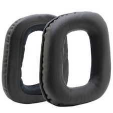 Ear Pads for Logitech G35 G930 G430 F430 F450 Memory Foam Leather (Black)