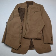 Vtg 3 Piece 38L 29x32 Khaki