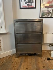 Vintage Industrial Filing Cabinet Chest of Drawers