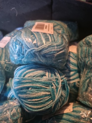 Blues wool acrylic - wool,