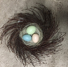 Bird Nest with Three Colored