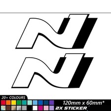 5x HYUNDAI N  Vinyl Sticker