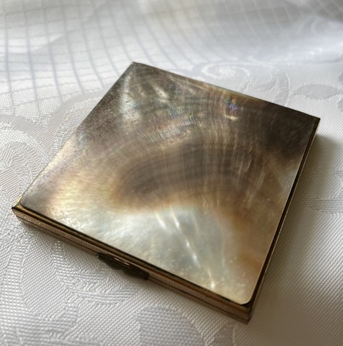 Vintage french powder compact - vintage,
