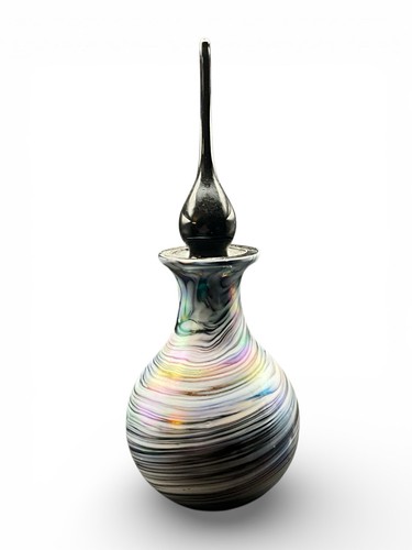 Vtg iridescent swirl glass - vtg,