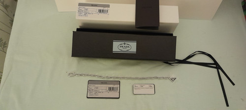 Prada silver bracelet - prada,