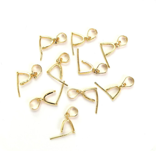 10pcs 14k gold - filled, pinch