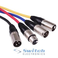XLR Extension Lead Male Female