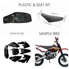 Blk  Plastic Fender Seat for