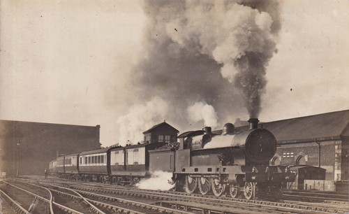 Vintage railway steam - railway,