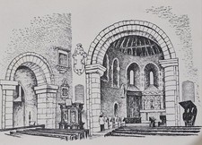 Saxon Church of St. Nicholas Interior, Worth, Sussex