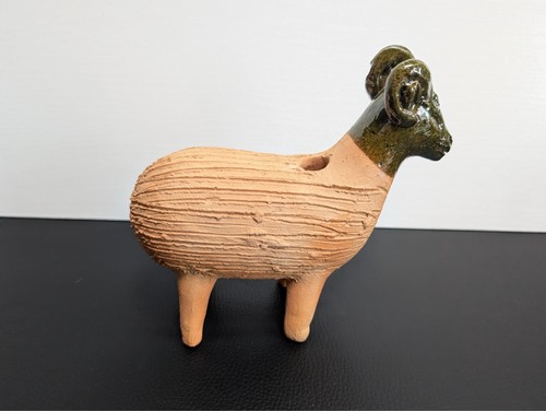 Terracotta glazed vintage - terracotta, &