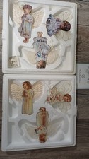 Bradford Exchange Porcelain Christmas Ornaments Heaven's Little Angels 2 Sets