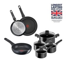 7 pcs Pan Set Black Tefal