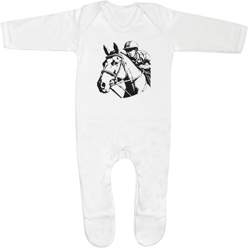 Horse rider baby - rider', romper