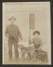 Father & Son with Rifles