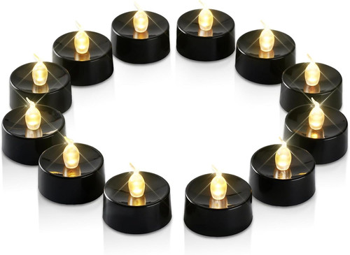 Pack black tea lights - pack,