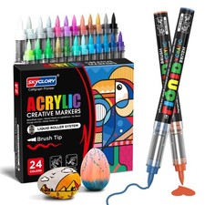 High ink capacity Brush Tip