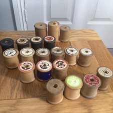 20 x Wooden Cotton Reels -