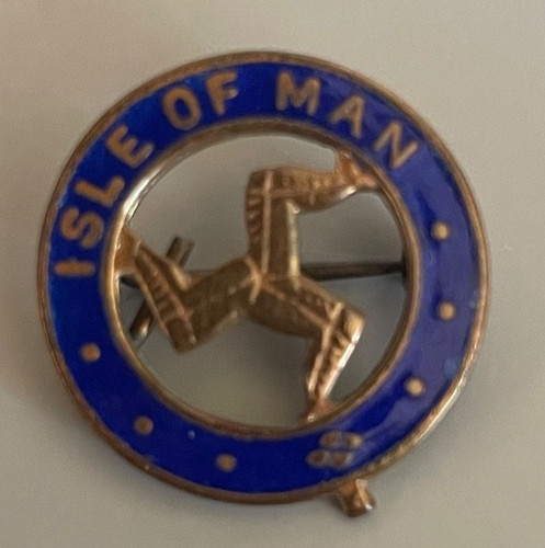 Vintage isle man - of, enamel