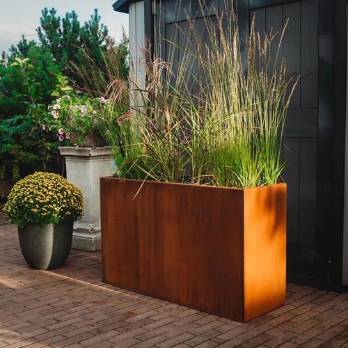 80cm corten steel garden - corten,