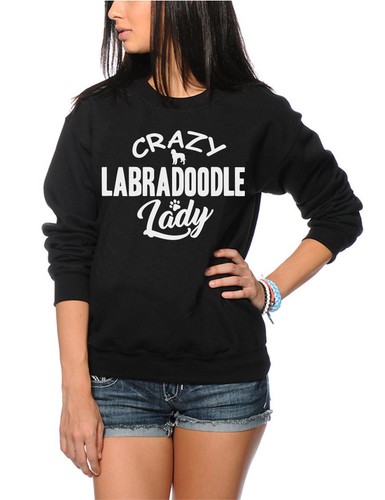 Crazy labradoodle lady - labradoodle, dog
