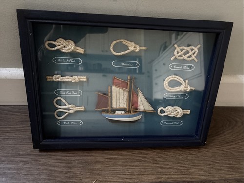 Nautical shadow box - nautical, wall